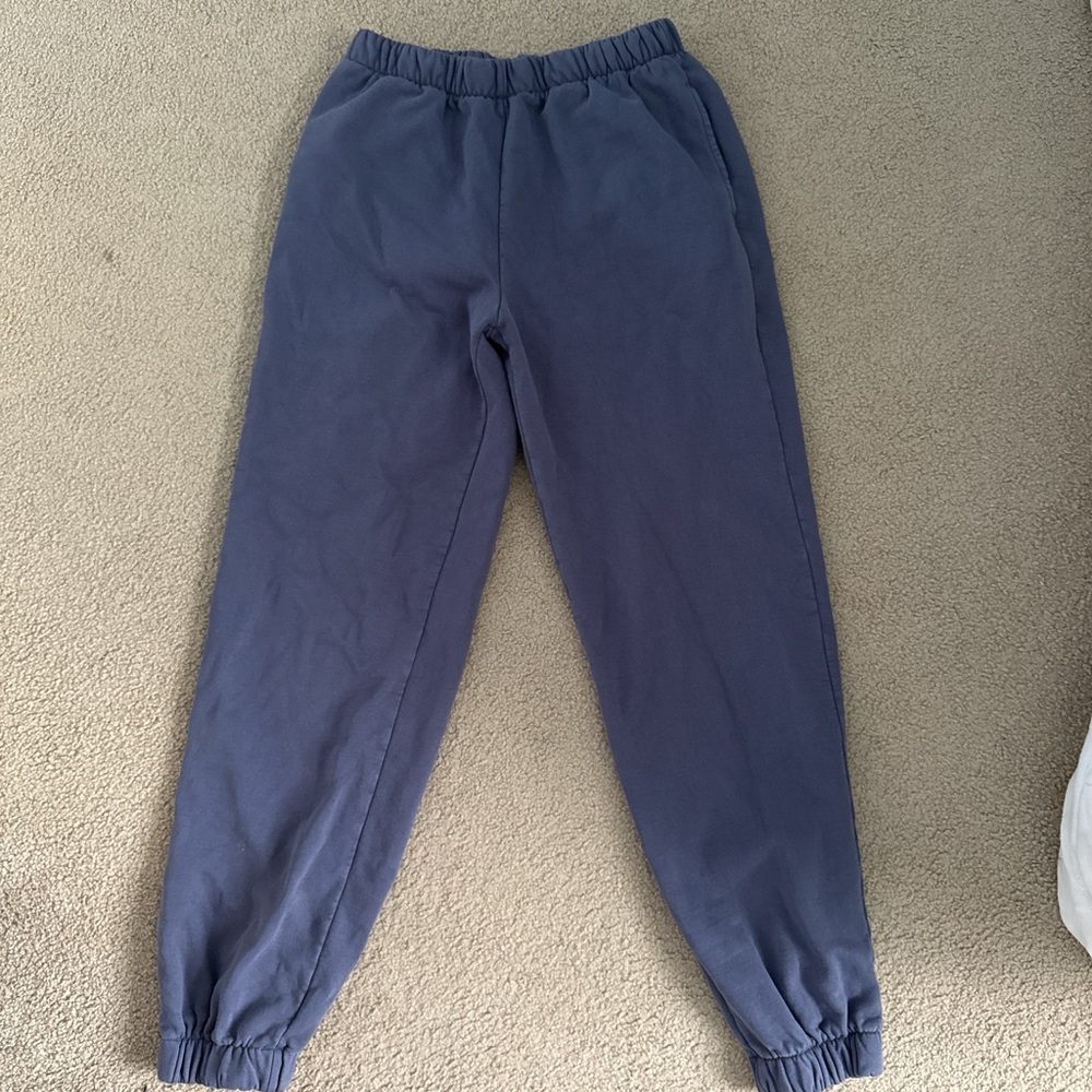 Brandy Melville Blue/purple cuffed sweatpants
